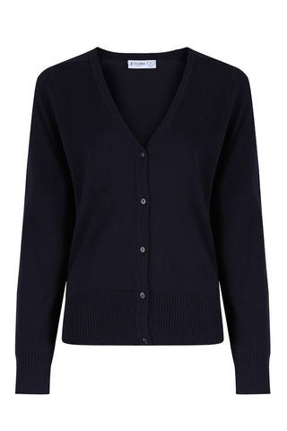 Trutex Cotton Blend Cardigan-Navy